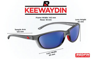 RedFin Polarized Fishing Polarized Sunglasses Keewaydin
