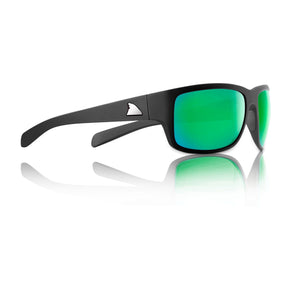 RedFin Polarized Fishing Polarized Sunglasses Matte Black-Mangrove Green Amelia