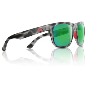 RedFin Polarized Sunglasses Black Tortoise-Mangrove Green Tybee