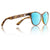 RedFin Polarized Sunglasses Golden Tortoise - Gulf Blue Hilton