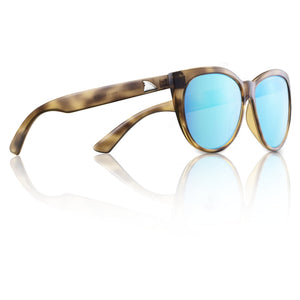 RedFin Polarized Sunglasses Golden Tortoise - Gulf Blue Key Largo
