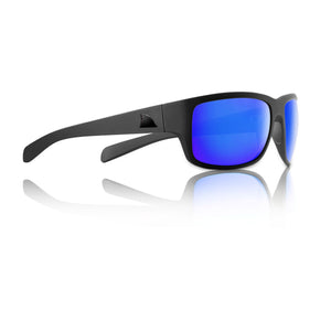 RedFin Polarized Sunglasses Matte Black-Coastal Blue Amelia