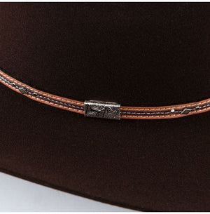 RESISTOL Hats Resistol George Strait Kingman 6X Chocolate Brown Felt Western Hat RFKGMN 524022