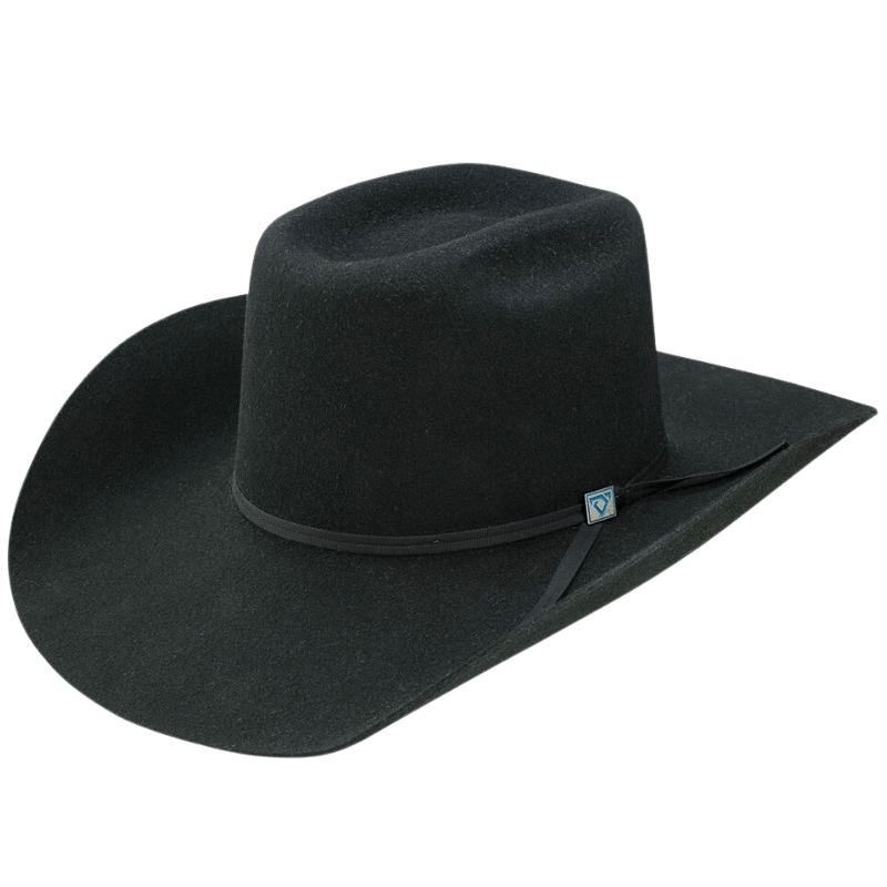 Black round top hat mens