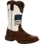 ROCKY BRANDS Boots Durango Women's Lady Rebel™ Distressed Flag Embroidered Western Boot DRD0394