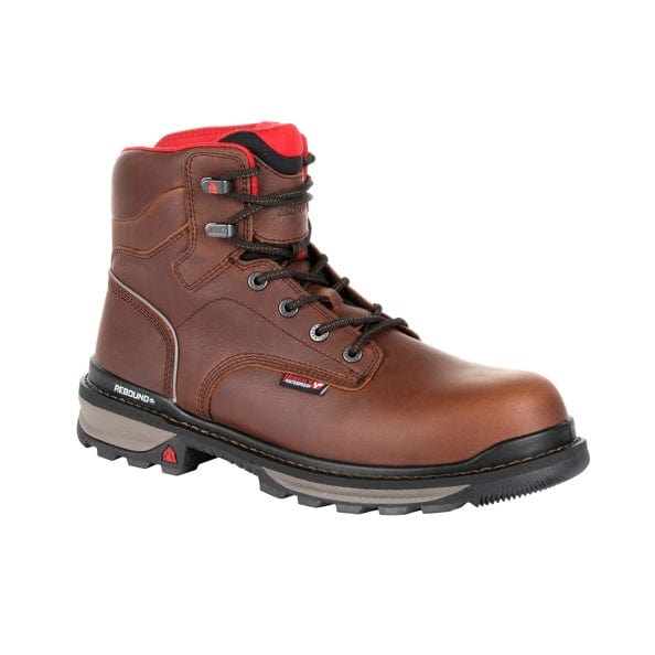 Rocky Men's Dark Brown Rams Horn Waterproof Work Boot RKK0259 – Russell ...