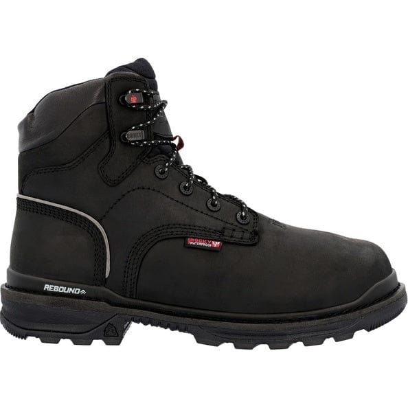 Rocky Men's Black Rams Horn Waterproof Composite Toe Internal Met