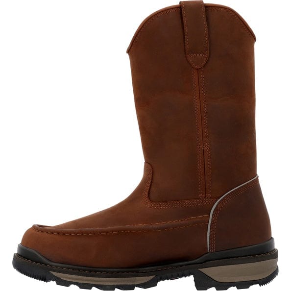 ROCKY BRANDS Boots Rocky Brands Men's Crazy Horse Rams Horn Waterproof Work Boot RKK0441