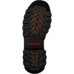 ROCKY BRANDS Boots Rocky Brands Men's Crazy Horse Rams Horn Waterproof Work Boot RKK0441