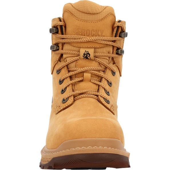ROCKY BRANDS Boots Rocky Brands Men's Wheat Rams Horn Waterproof Composite Toe Work Boot RKK0392