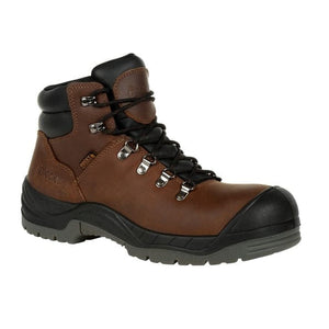 Rocky Brands Boots Rocky Brands Men's Worksmart Brown Composite Toe Waterproof Work Boot RKK0245