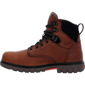 ROCKY BRANDS Boots Rocky Brands Men's Worksmart Brown Waterproof Composite Toe Work Boot RKK0401