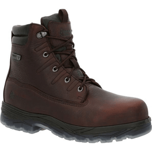 ROCKY BRANDS Boots Rocky Men's Forge Brown Composite Toe Waterproof Work Boot RKK0356