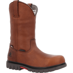 ROCKY BRANDS Boots Rocky Men's Worksmart Brown Waterproof Composite Toe Work Boot RKK0402
