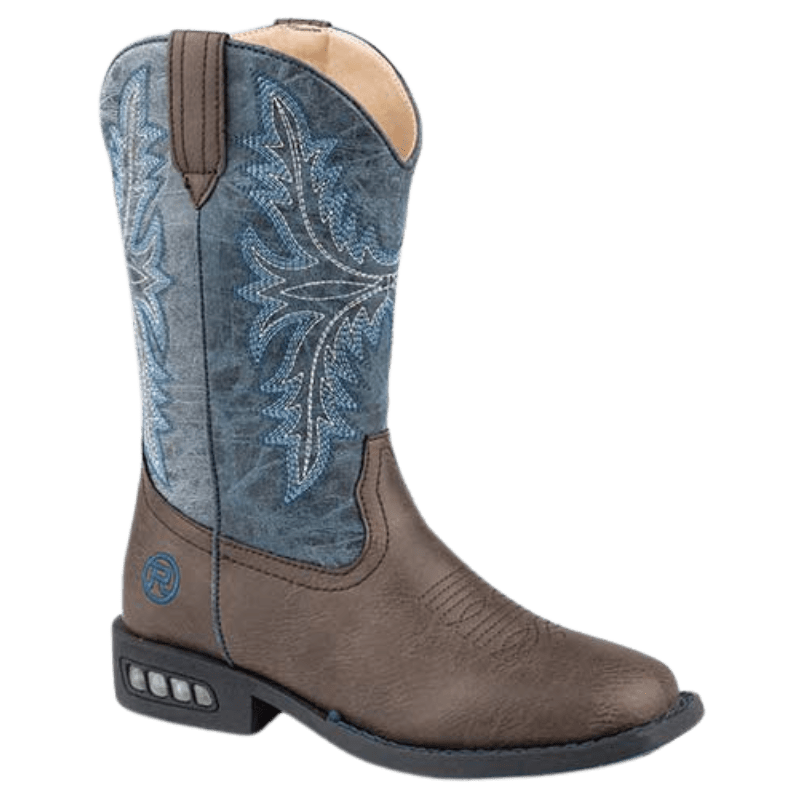 Roper Boots Roper Toddler Dazzle Brown Square Toe Western Boots 09-017-1203-2475 BR