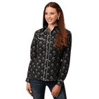 ROPER/KARMEN Shirts Roper Women's Special Style Black & Cream Floral Print Long Sleeve Snap Shirt 01-050-0086-0705 BL