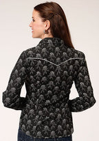 ROPER Ladies - Shirt - Woven - Long Sleeve - Snap 01-050-0086-0705 BL