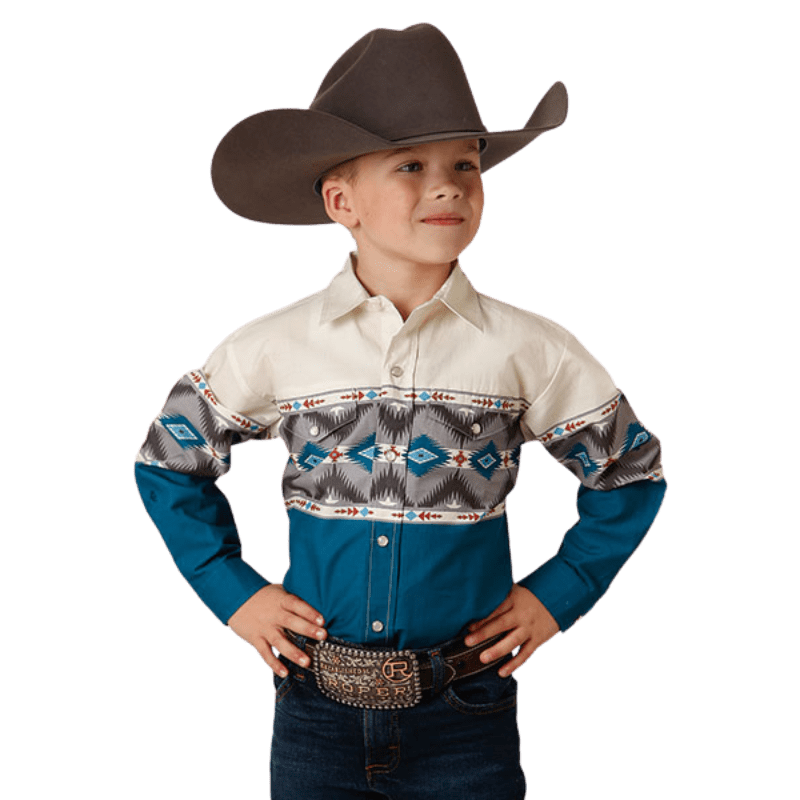 Cowboy shirt kids online
