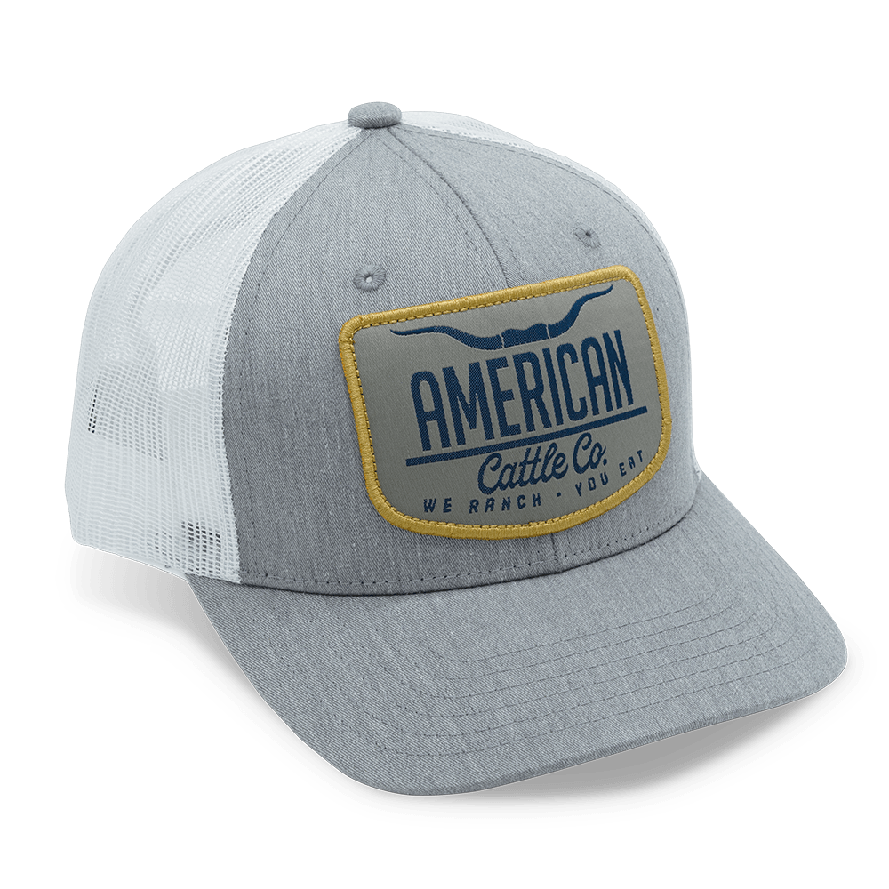 Rural Cloth Hats American Cattle Co Hat-Gray
