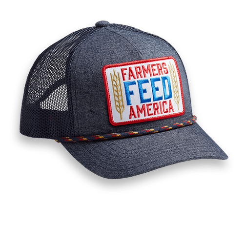 Rural Cloth Hats Farmers Feed America Hat - Denim