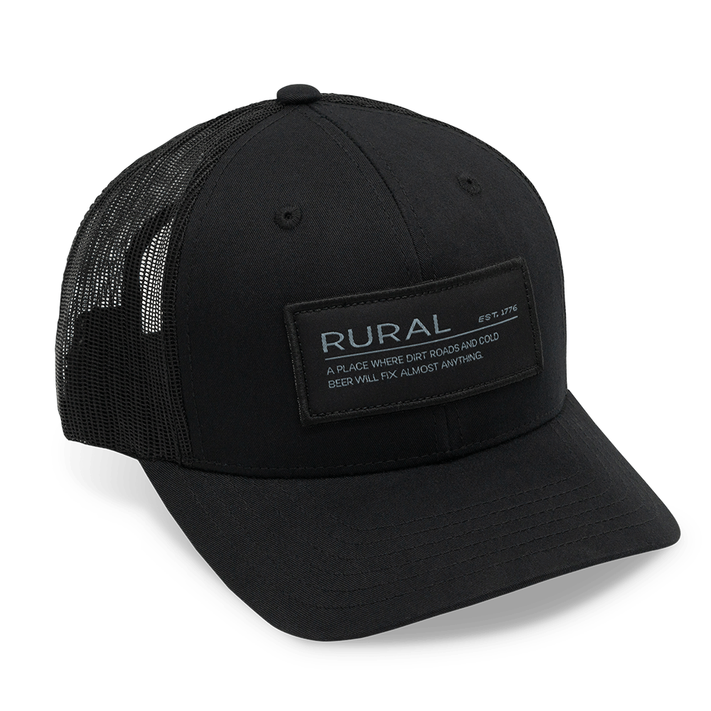 Rural Cloth Hats Rural Def Hat-Black