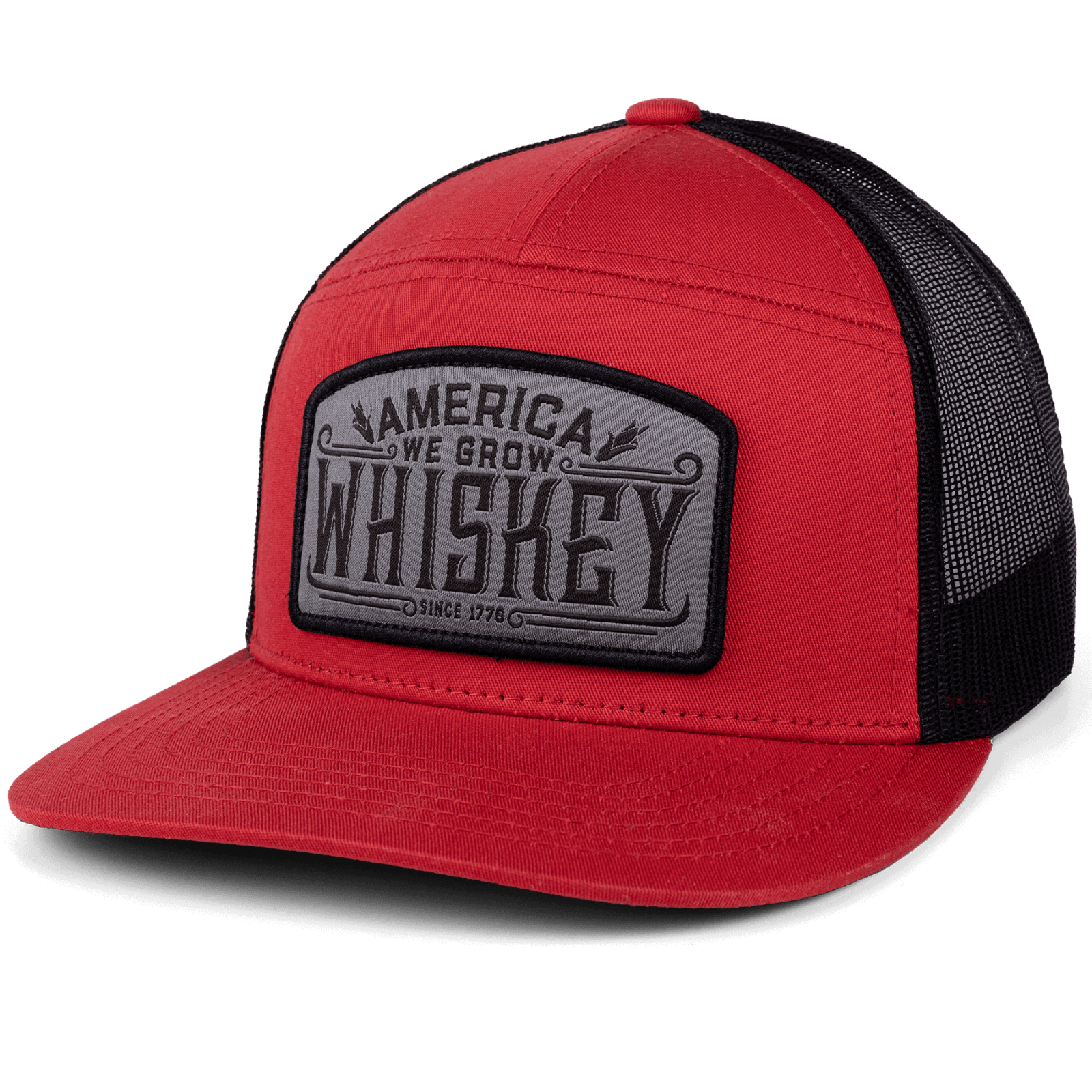Rural Cloth Hats We Grow Whiskey - 7-Panel