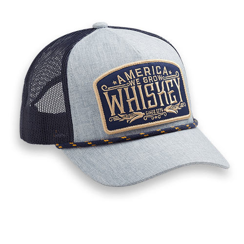 Rural Cloth Hats We Grow Whiskey Hat-Gray