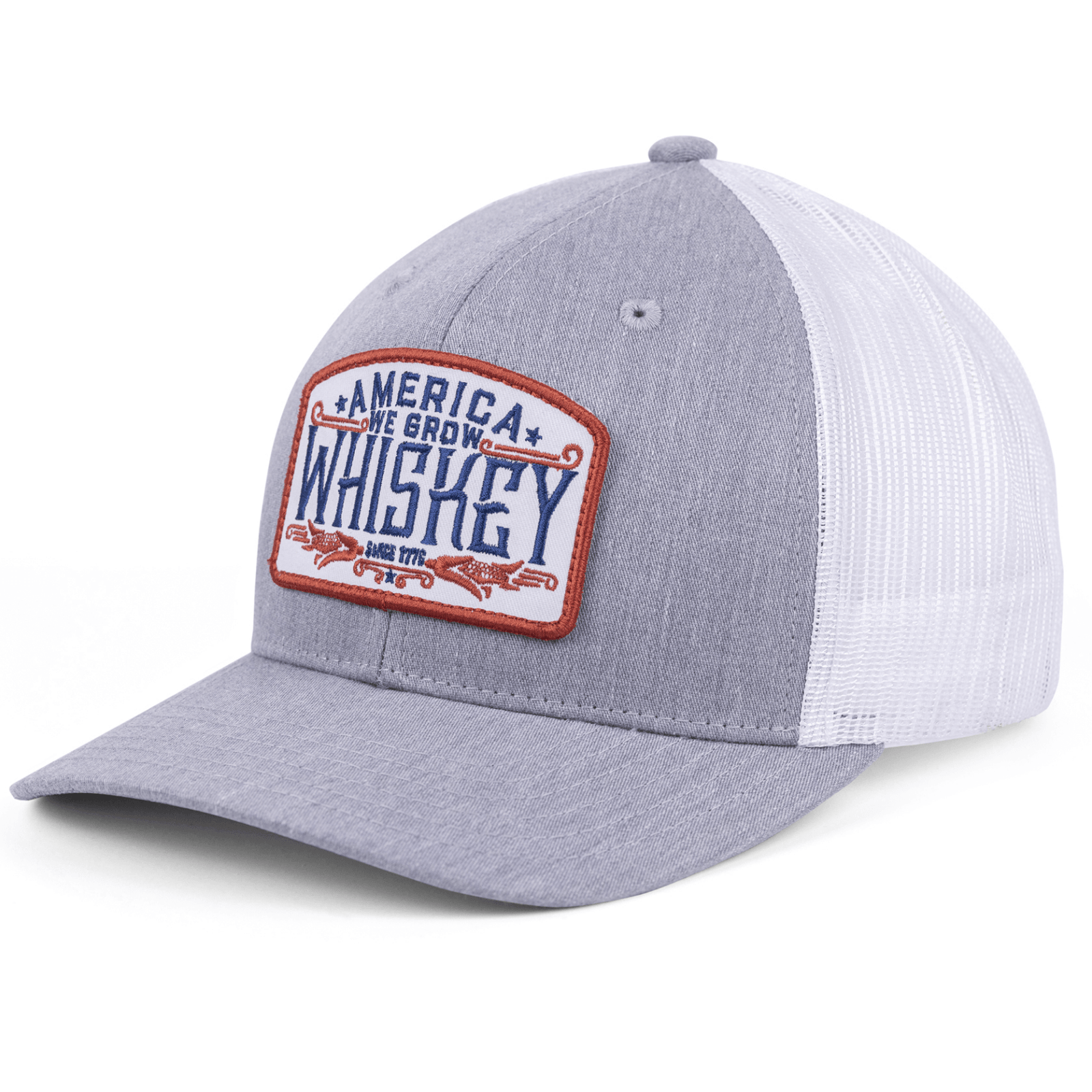 Rural Cloth Hats We Grow Whiskey Hat-Gray/White