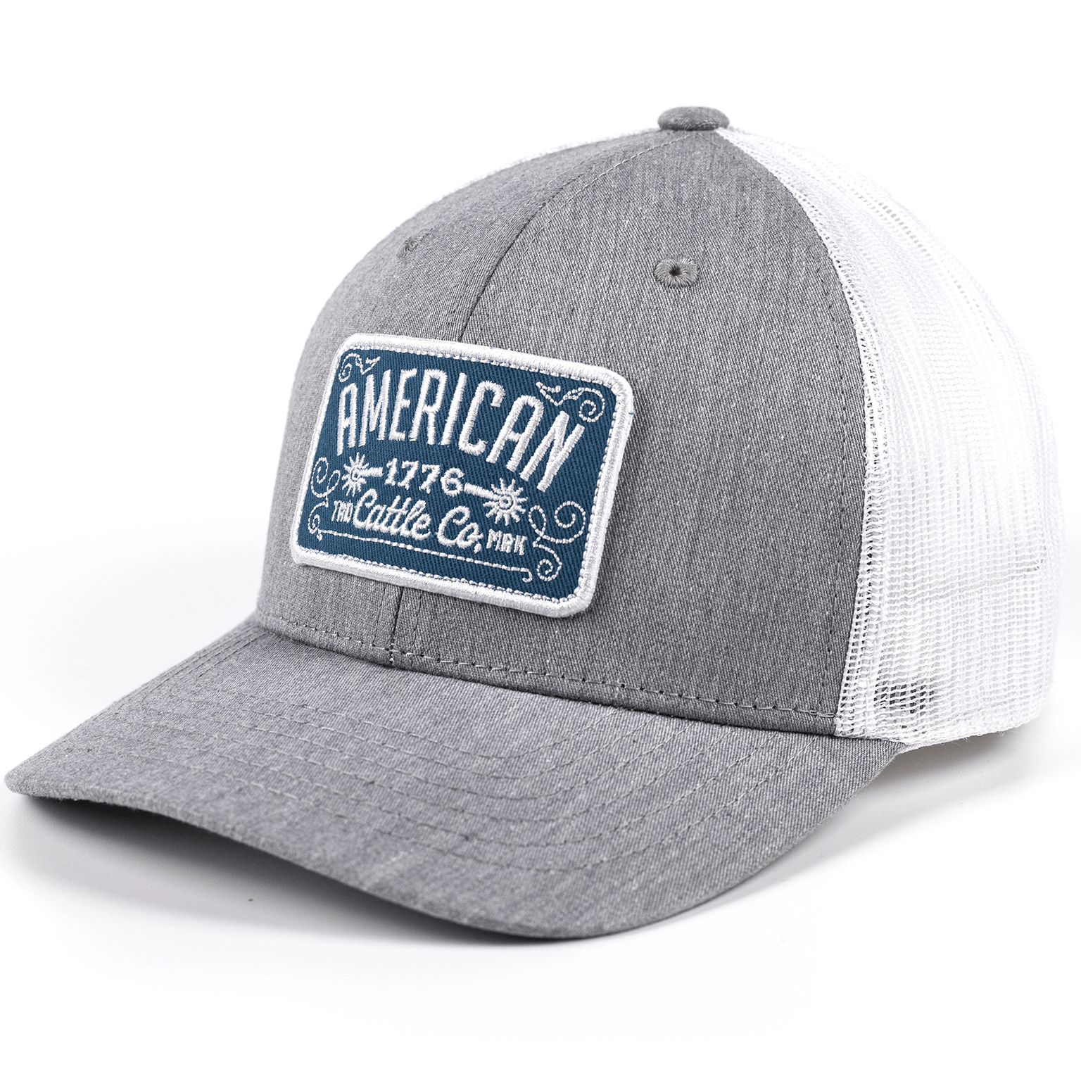Rural Cloth Hats Western Hat-Gray/White