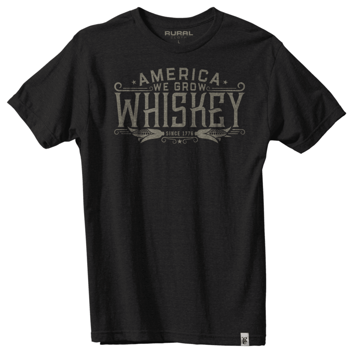 Rural Cloth Shirts America We Grow Whiskey Tee