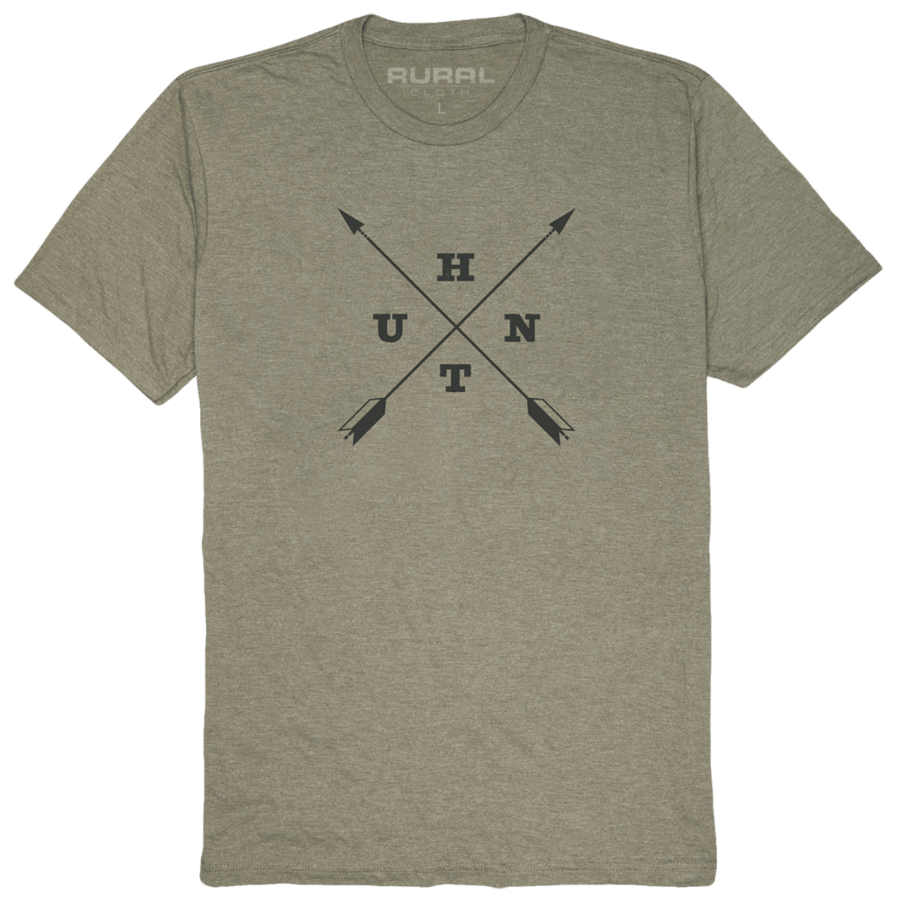 Rural Cloth Shirts Hunt Tee-Military Green Frost