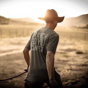 Rural Cloth Shirts I Ranch So You Can Eat - Dark Heather Gray