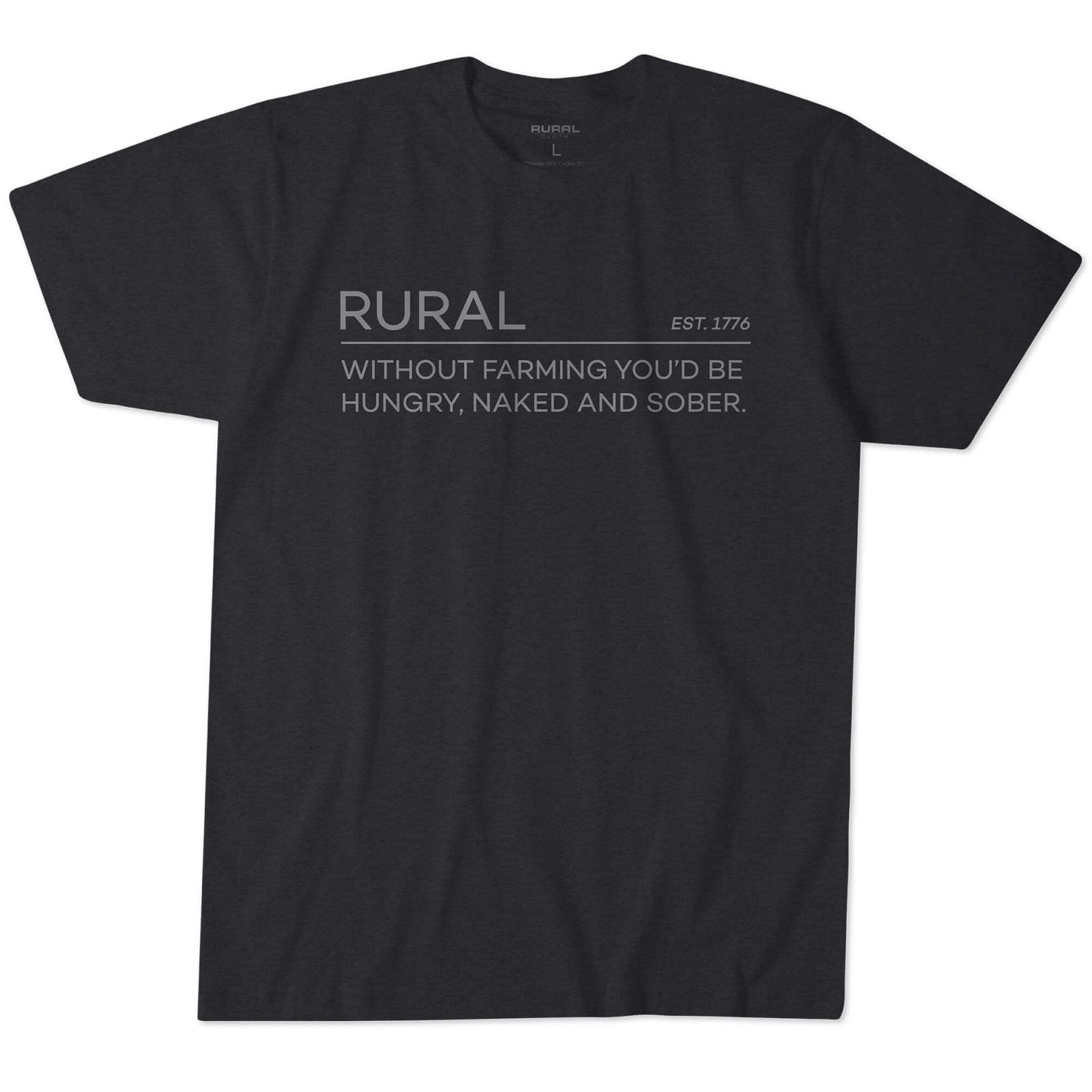 Rural Cloth Shirts Naked and Sober Tee