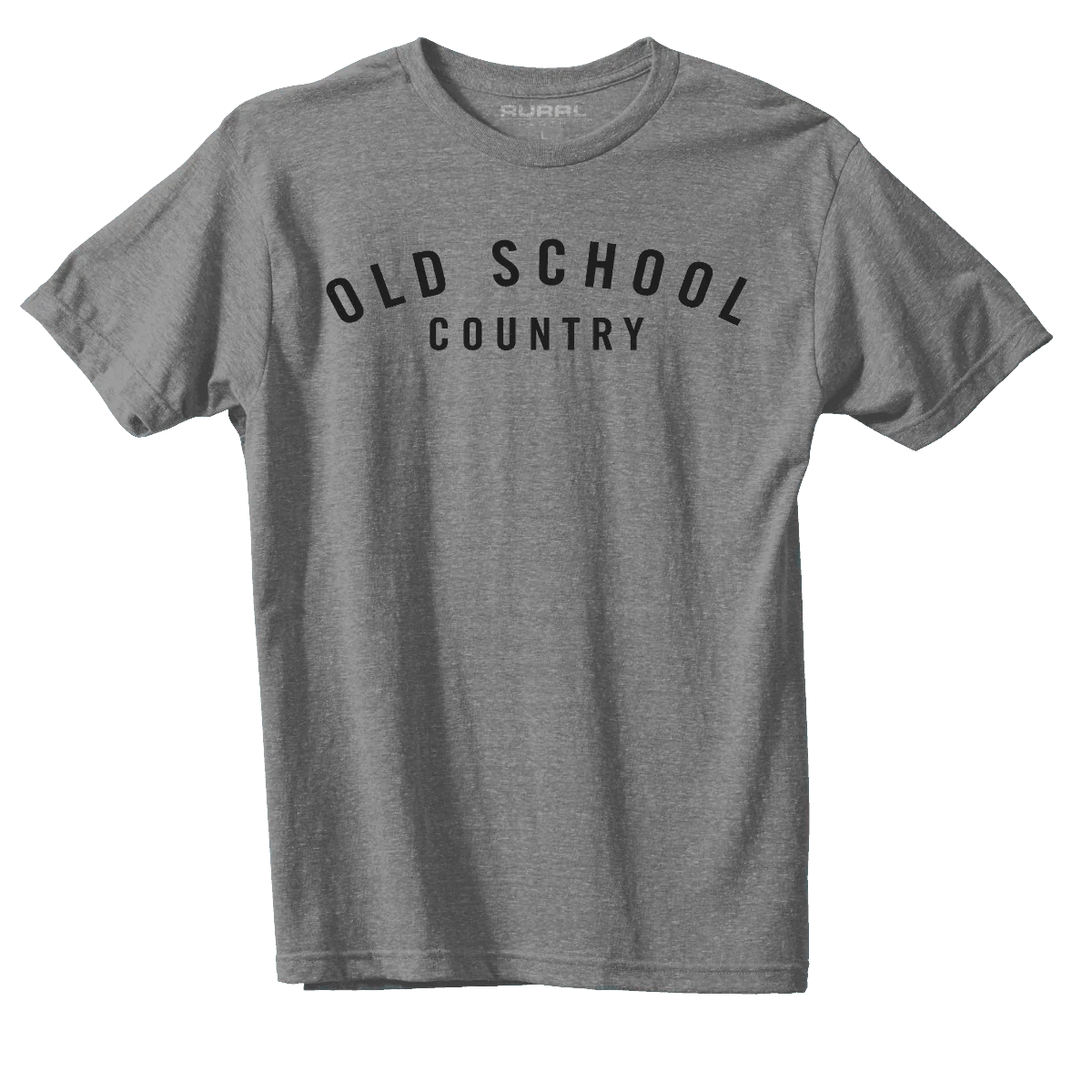 Rural Cloth Shirts Old School Country - Heather Gray