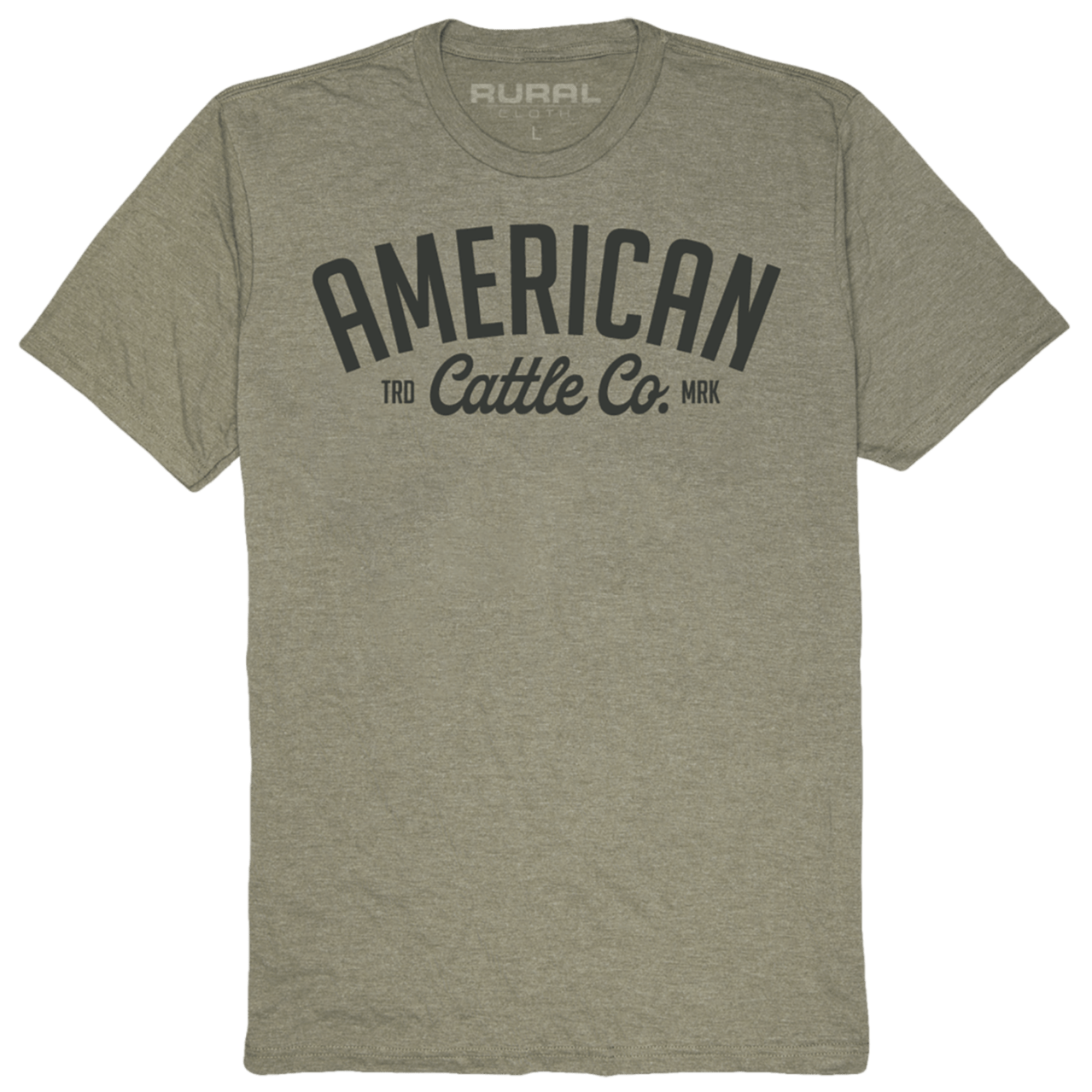 Rural Cloth Shirts Trademark Tee-Military Green Frost