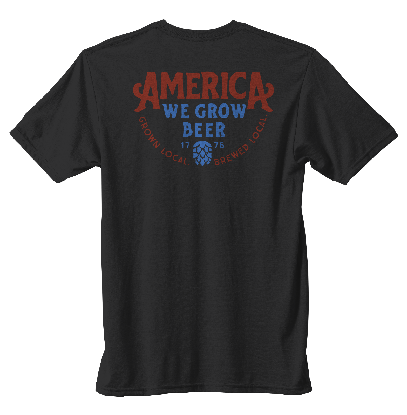 Rural Cloth Shirts We Grow Beer - Craft - Black
