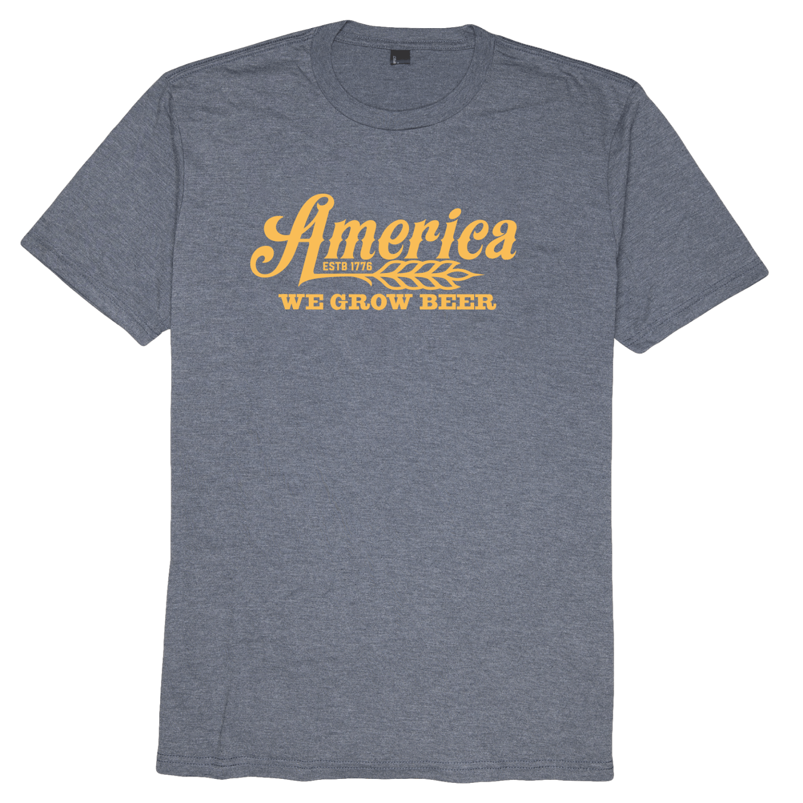 Rural Cloth Shirts We Grow Beer-Navy Frost