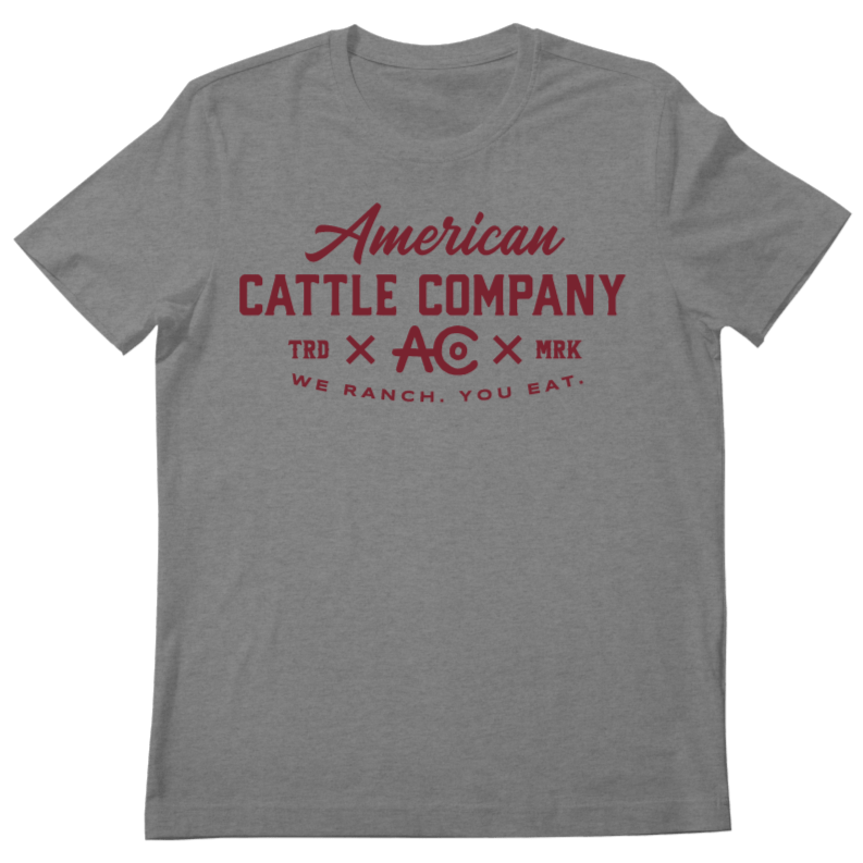 Rural Cloth Shirts We Ranch You Eat Tee-Heather Gray