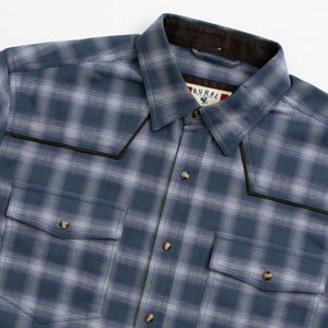 Rural Cloth Shirts Western Stretch Flannel | Blue