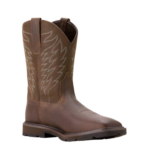 Russell's Western Wear, Inc. Ariat Men's Groundbreaker Brown Work Boot 10020059
