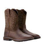 Russell's Western Wear, Inc. Ariat Men's Groundbreaker Brown Work Boot 10020059