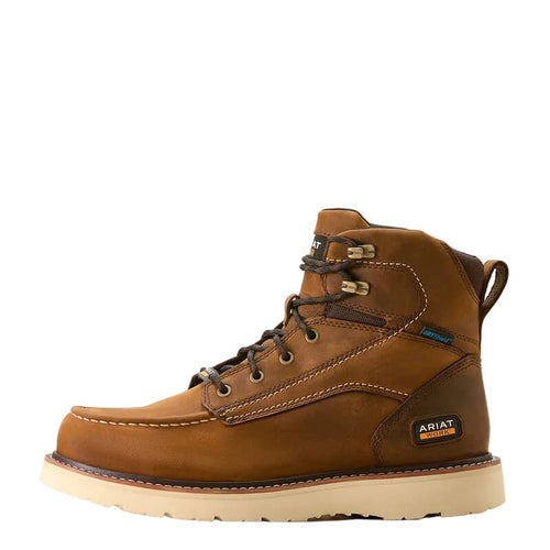 Russell's Western Wear, Inc. Boots Ariat Men's Distressed Brown Rebar 6" Waterproof Work Boot 10053614