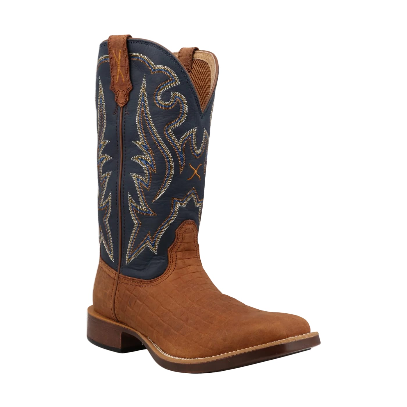 Russell's Western Wear, Inc. Boots Twisted X Men's Chestnut & Navy Top Hand Western Boot MTH0033