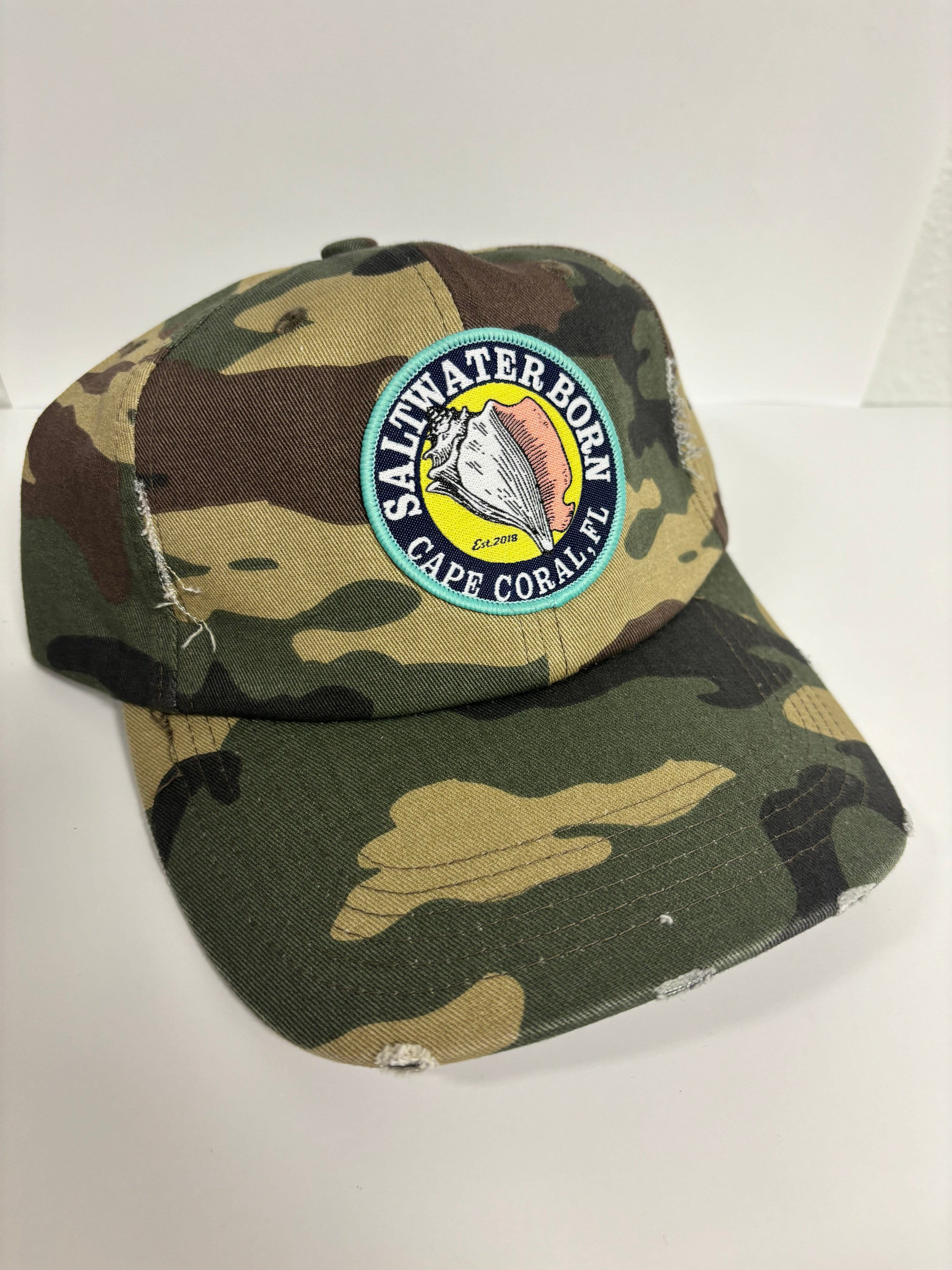 Saltwater Born Accessories Cape Coral, FL Vintage Distressed Hat