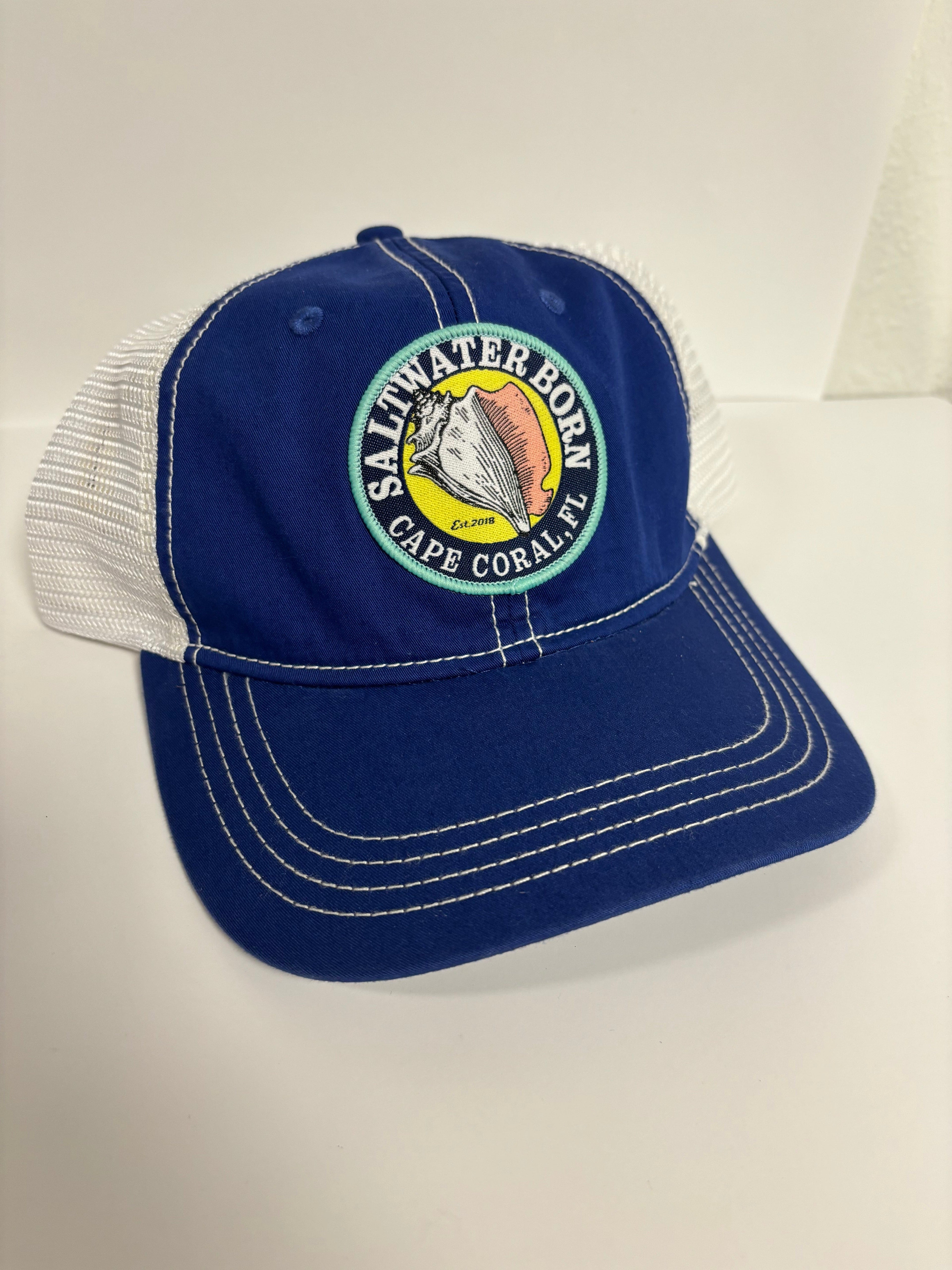 Saltwater Born Accessories Cape Coral Vintage Trucker Mesh Hat