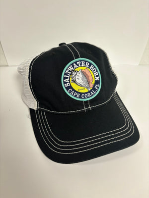 Saltwater Born Accessories Cape Coral Vintage Trucker Mesh Hat