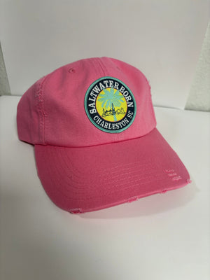 Saltwater Born Accessories Charleston, SC Vintage Distressed Hat