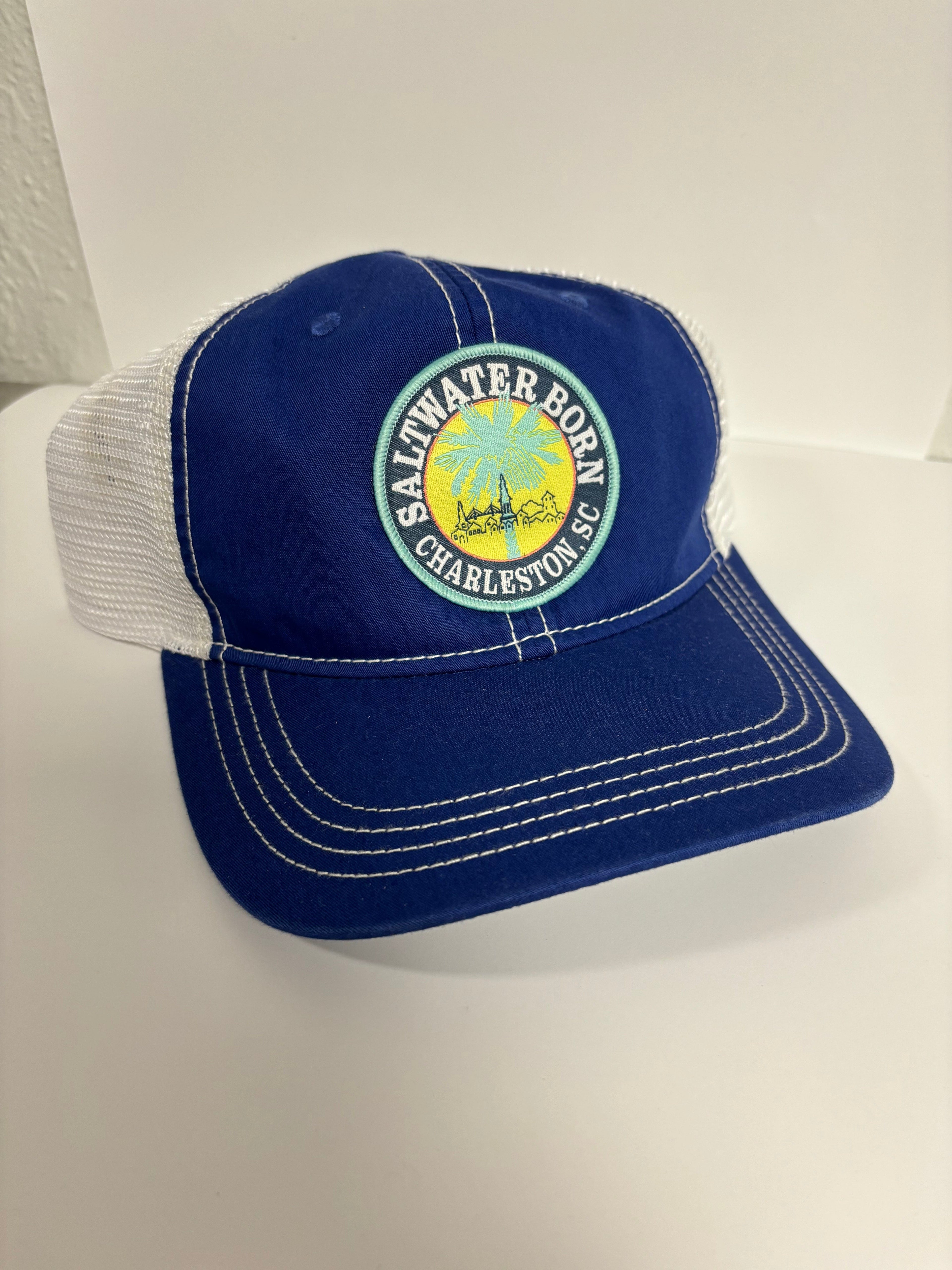 Saltwater Born Accessories Charleston, SC Vintage Trucker Mesh Hat