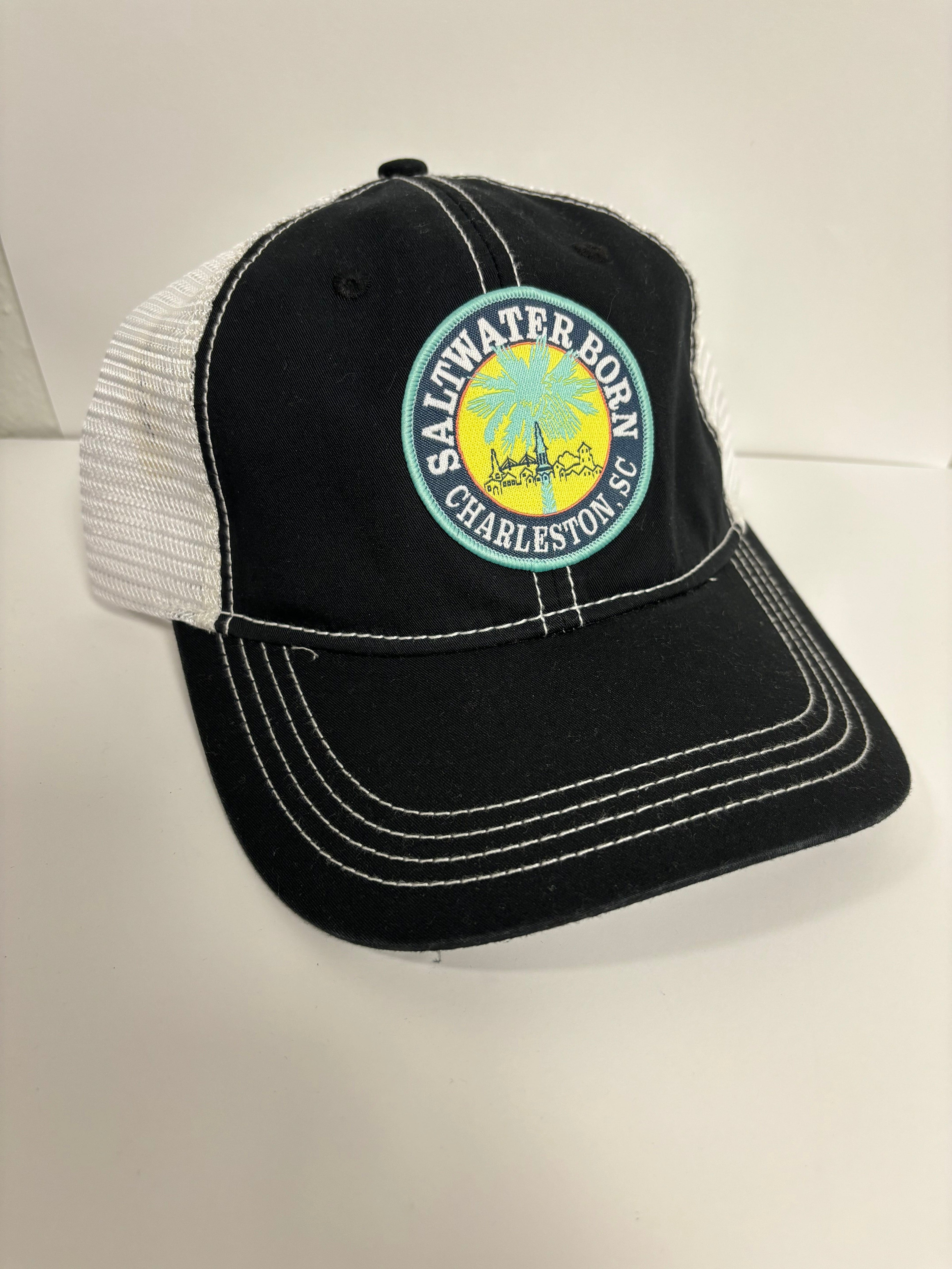 Saltwater Born Accessories Charleston, SC Vintage Trucker Mesh Hat