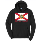 Saltwater Born Cotton Hoodie Florida Flag Cotton Hoodie